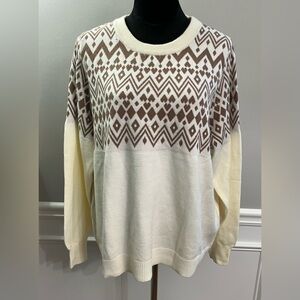 NWT Gloria Vanderbilt Sweater-size XXL